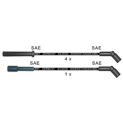 Zdjęcie Zestaw przewodów zapłonowych BBT ZK1551