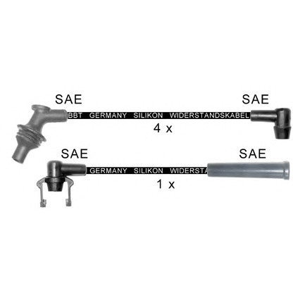 Zdjęcie Zestaw przewodów zapłonowych BBT ZK1597