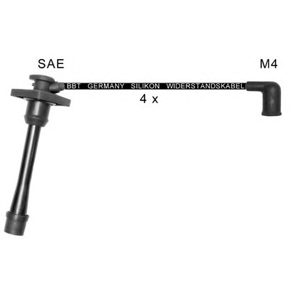 Zdjęcie Zestaw przewodów zapłonowych BBT ZK1718
