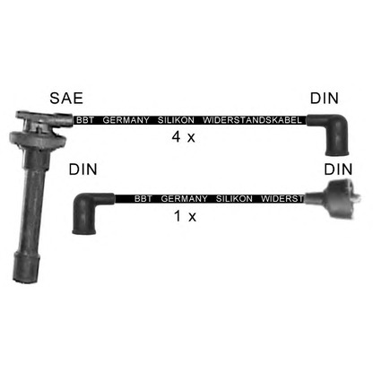 Foto Zündleitungssatz BBT ZK1624