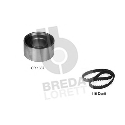 Foto Kit cinghie dentate BREDA  LORETT KCD0266