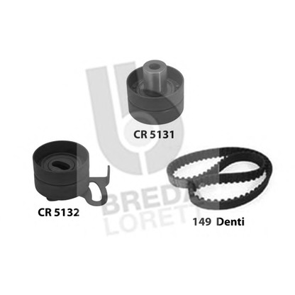 Foto Juego de correas dentadas BREDA  LORETT KCD0303