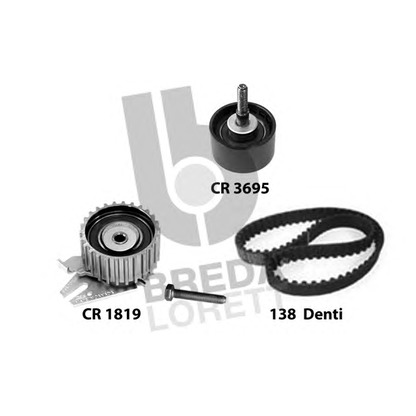 Photo Timing Belt Kit BREDA  LORETT KCD0319