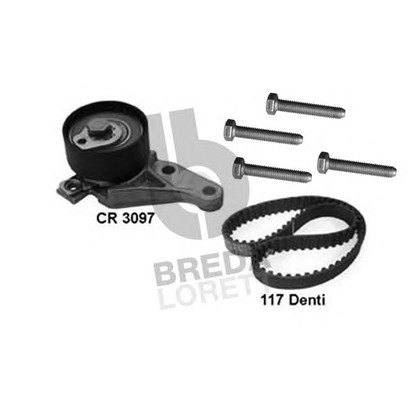 Foto Kit cinghie dentate BREDA  LORETT KCD0568