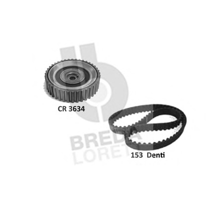 Foto Juego de correas dentadas BREDA  LORETT KCD0775