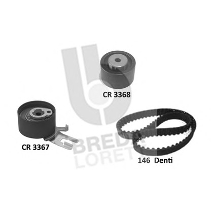 Foto Juego de correas dentadas BREDA  LORETT KCD0776