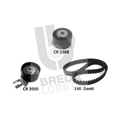 Foto Juego de correas dentadas BREDA  LORETT KCD0777