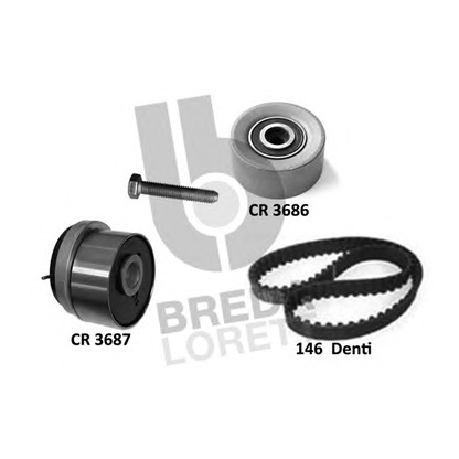 Photo Timing Belt Kit BREDA  LORETT KCD0782