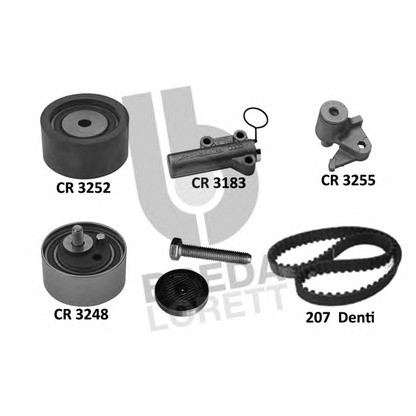 Photo Timing Belt Kit BREDA  LORETT KCD0793