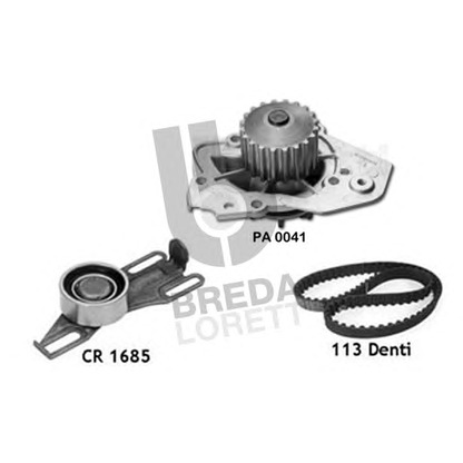 Photo Water Pump & Timing Belt Kit BREDA  LORETT KPA0113B