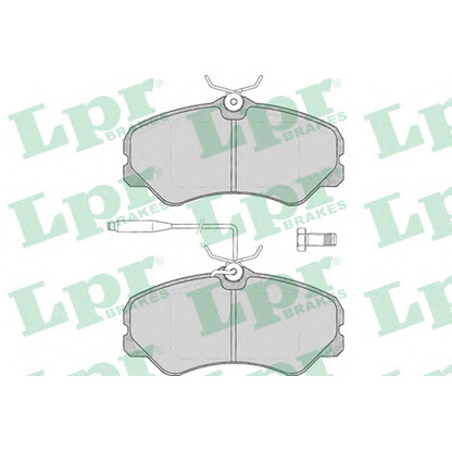 Photo Brake Pad Set, disc brake LPR 05P011