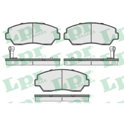 Photo Brake Pad Set, disc brake LPR 05P040