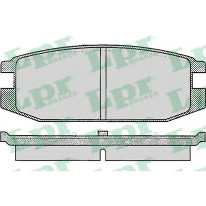 Photo Kit de plaquettes de frein, frein à disque LPR 05P045