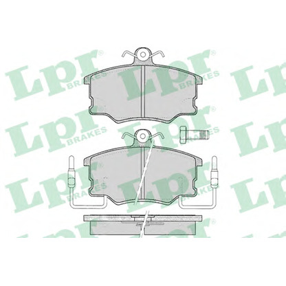 Photo Brake Pad Set, disc brake LPR 05P098