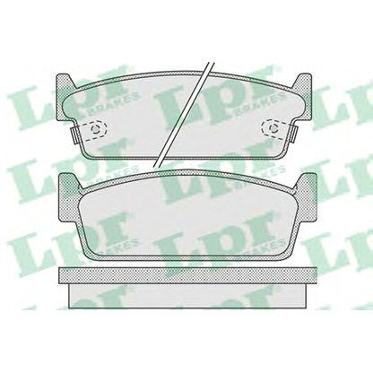 Photo Brake Pad Set, disc brake LPR 05P1010