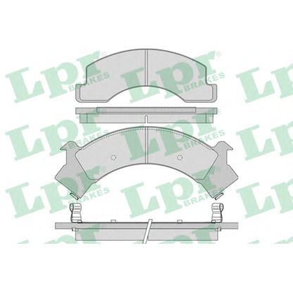 Photo Brake Pad Set, disc brake LPR 05P1040