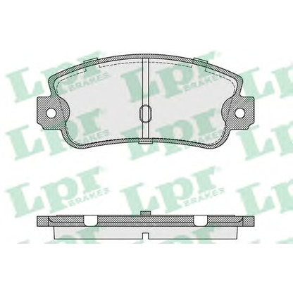Foto Juego de pastillas de freno LPR 05P106