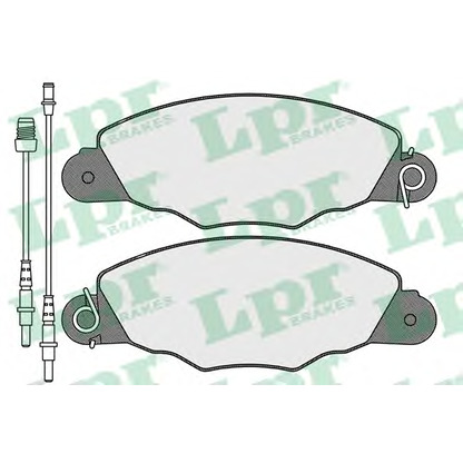 Foto Kit pastiglie freno, Freno a disco LPR 05P1103