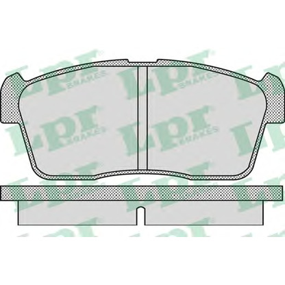 Фото Комплект тормозных колодок, дисковый тормоз LPR 05P1110