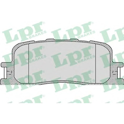 Zdjęcie Zestaw klocków hamulcowych, hamulce tarczowe LPR 05P1115
