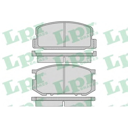 Photo Brake Pad Set, disc brake LPR 05P1116