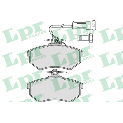 Photo Brake Pad Set, disc brake LPR 05P1137