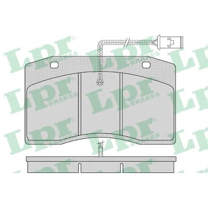 Photo Kit de plaquettes de frein, frein à disque LPR 05P1154