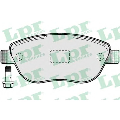 Photo Brake Pad Set, disc brake LPR 05P1192