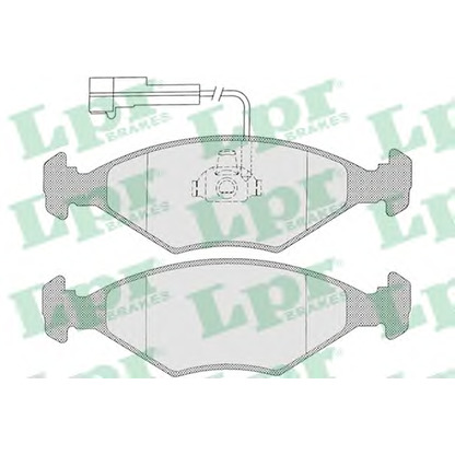 Photo Brake Pad Set, disc brake LPR 05P1203