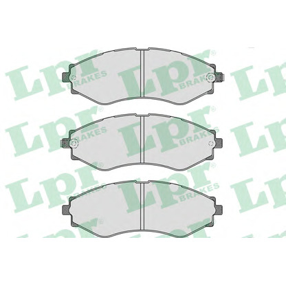 Photo Brake Pad Set, disc brake LPR 05P1209