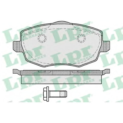 Photo Brake Pad Set, disc brake LPR 05P1223