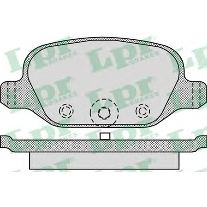 Foto Kit pastiglie freno, Freno a disco LPR 05P1265