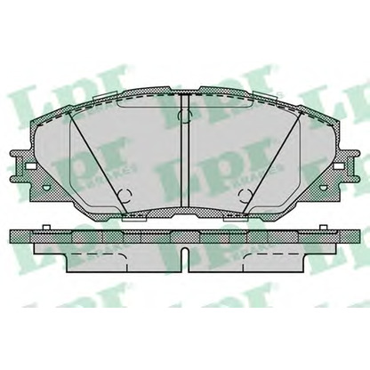 Photo Brake Pad Set, disc brake LPR 05P1282