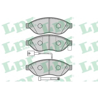 Photo Brake Pad Set, disc brake LPR 05P1287