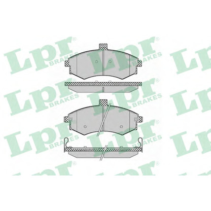 Photo Brake Pad Set, disc brake LPR 05P1374