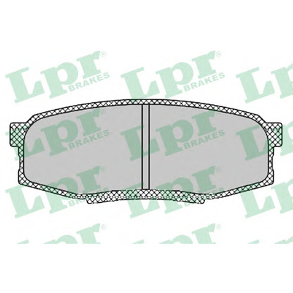 Photo Brake Pad Set, disc brake LPR 05P1419