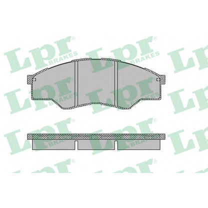 Photo Brake Pad Set, disc brake LPR 05P1452