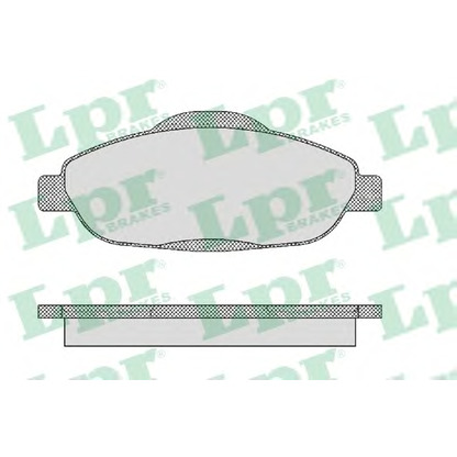 Photo Brake Pad Set, disc brake LPR 05P1471