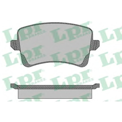 Photo Brake Pad Set, disc brake LPR 05P1489