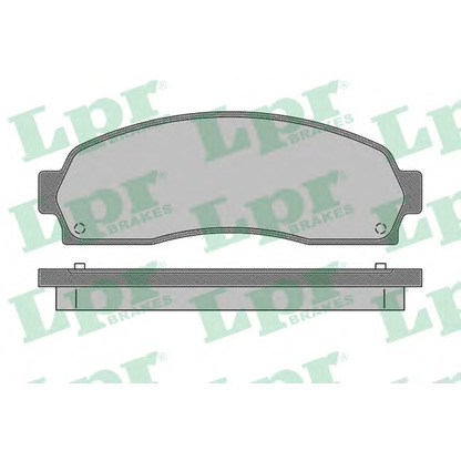 Photo Brake Pad Set, disc brake LPR 05P1542