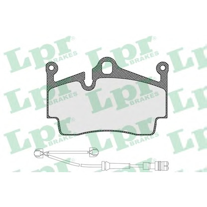 Photo Brake Pad Set, disc brake LPR 05P1583A