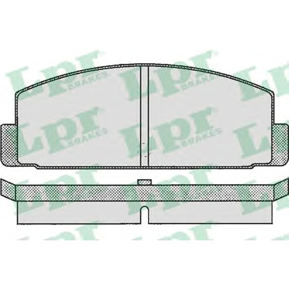 Photo Brake Pad Set, disc brake LPR 05P160