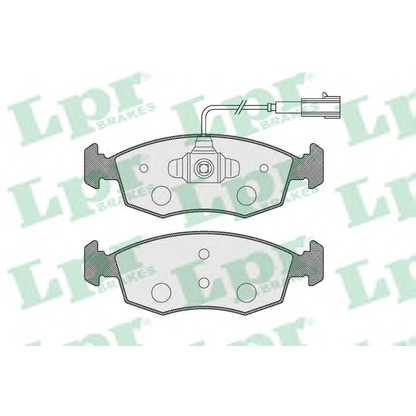 Photo Brake Pad Set, disc brake LPR 05P1653