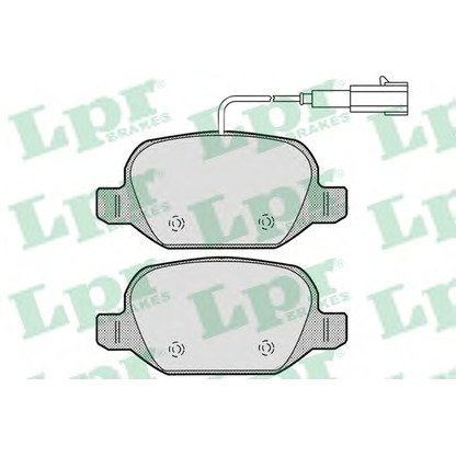 Photo Brake Pad Set, disc brake LPR 05P1661