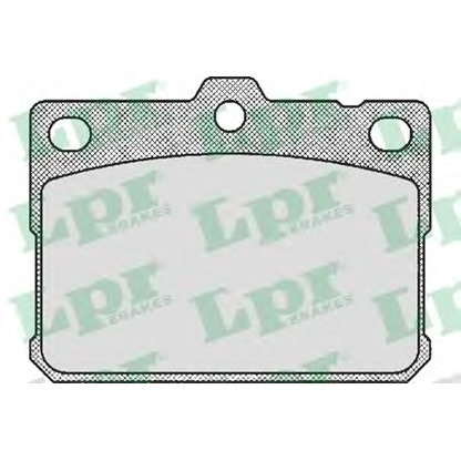 Photo Brake Pad Set, disc brake LPR 05P169