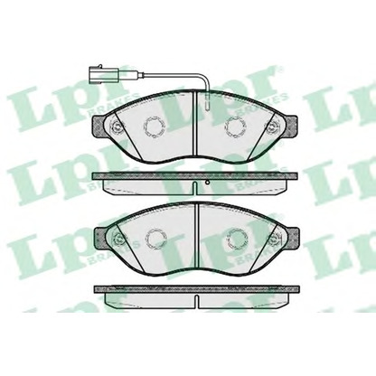 Photo Brake Pad Set, disc brake LPR 05P1698