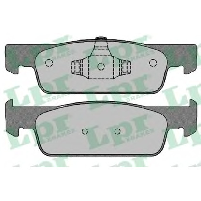 Photo Brake Pad Set, disc brake LPR 05P1702