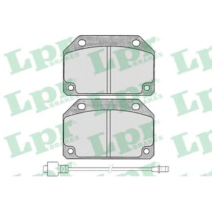 Photo Brake Pad Set, disc brake LPR 05P176