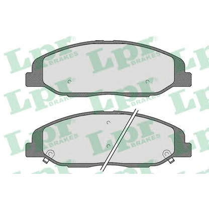 Photo Brake Pad Set, disc brake LPR 05P1779