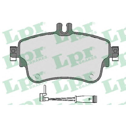 Photo Brake Pad Set, disc brake LPR 05P1780A